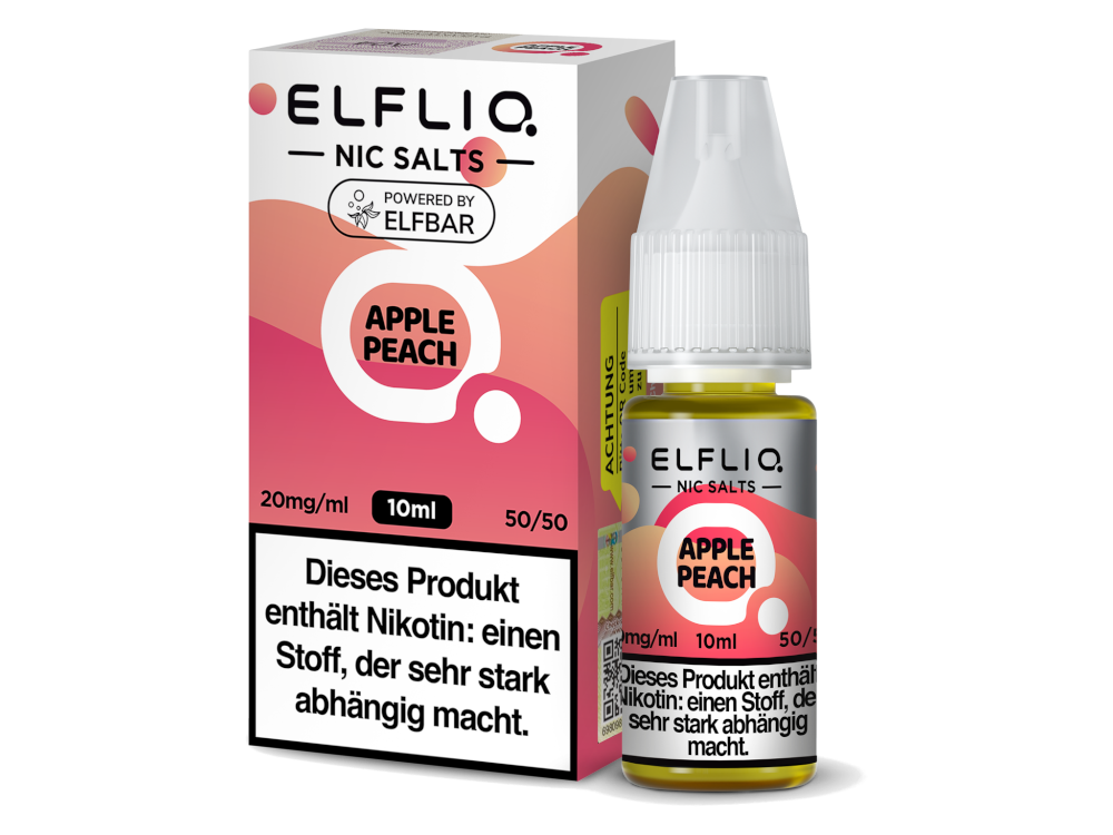 Elfbar ELFLIQ Nikotinsalz 10mg/ml | Apple Peach