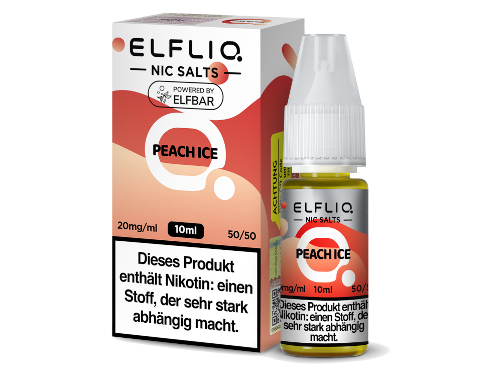 Elfbar ELFLIQ Nikotinsalz 10mg/ml | Peach Ice