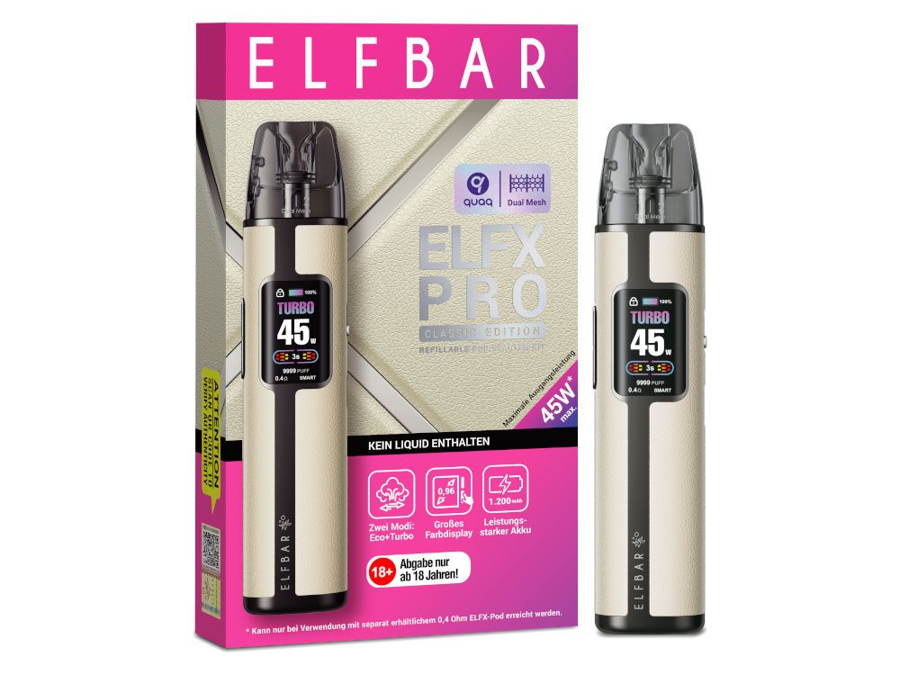 Elfbar - Elfx Pro E-Zigaretten Set - White