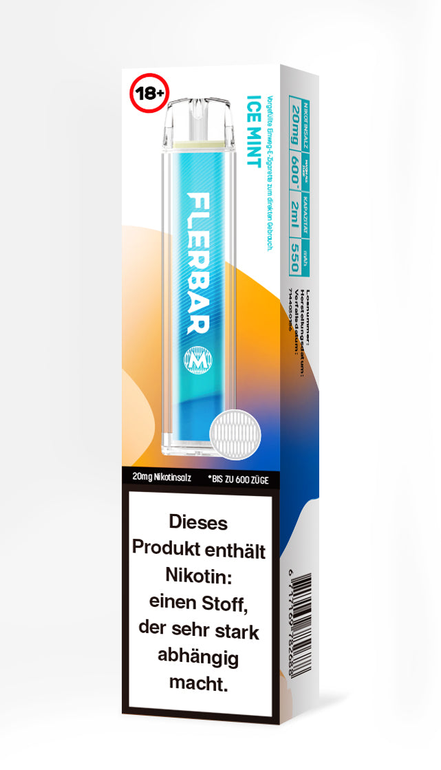 Flerbar M | E-Zigarette 20mg Nikotin | Ice Mint