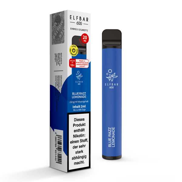 Elfbar 600 | E-Zigarette 2% Nikotin | Blue Razz Lemonade