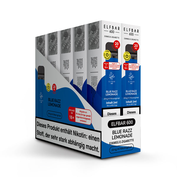 Elfbar 600 | E-Zigarette 2% Nikotin | Blue Razz Lemonade