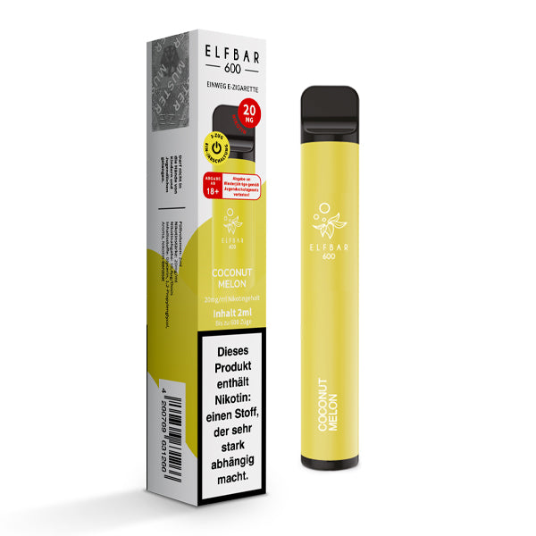Elfbar 600 | E-Zigarette 2% Nikotin | Coconut Melon