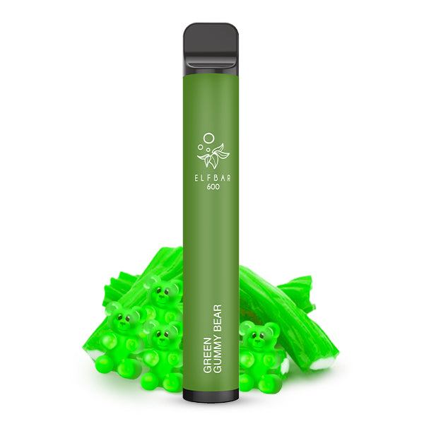 Elfbar 600 | E-Zigarette 2% Nikotin | Green Gummy Bear
