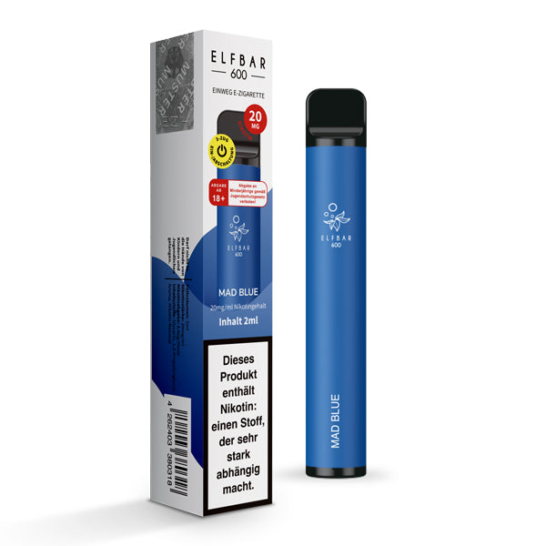 Elfbar 600 | E-Zigarette 2% Nikotin | Mad Blue