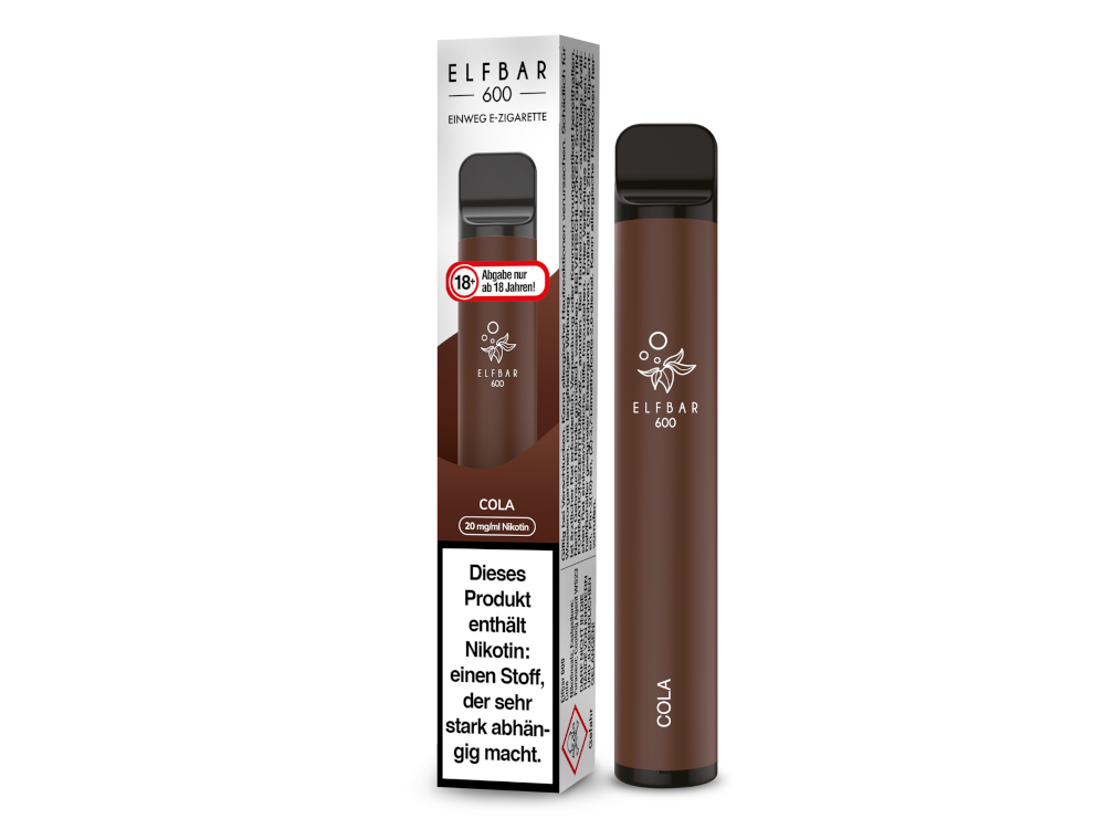 Elfbar 600 | E-Zigarette 2% Nikotin | Cola