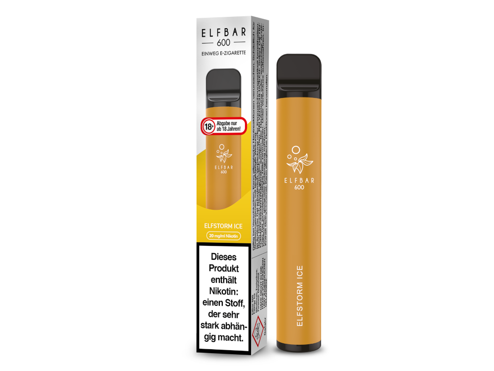 Elfbar 600 | E-Zigarette 2% Nikotin | Elfstorm Ice