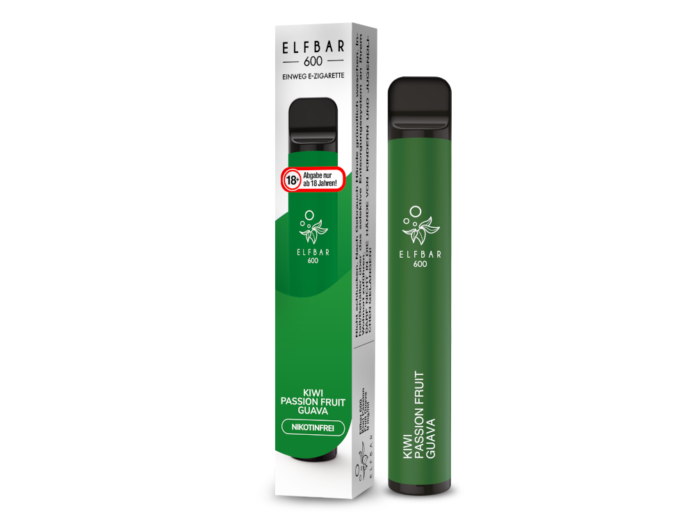 Elfbar 600 | E-Zigarette Nikotinfrei | Kiwi Passion Fruit Guava