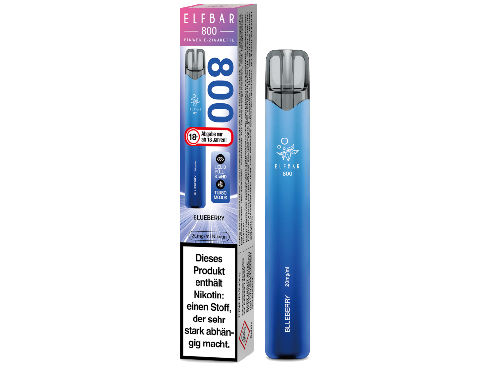 Elfbar 800 E-Zigarette 20 mg/ml | Blueberry