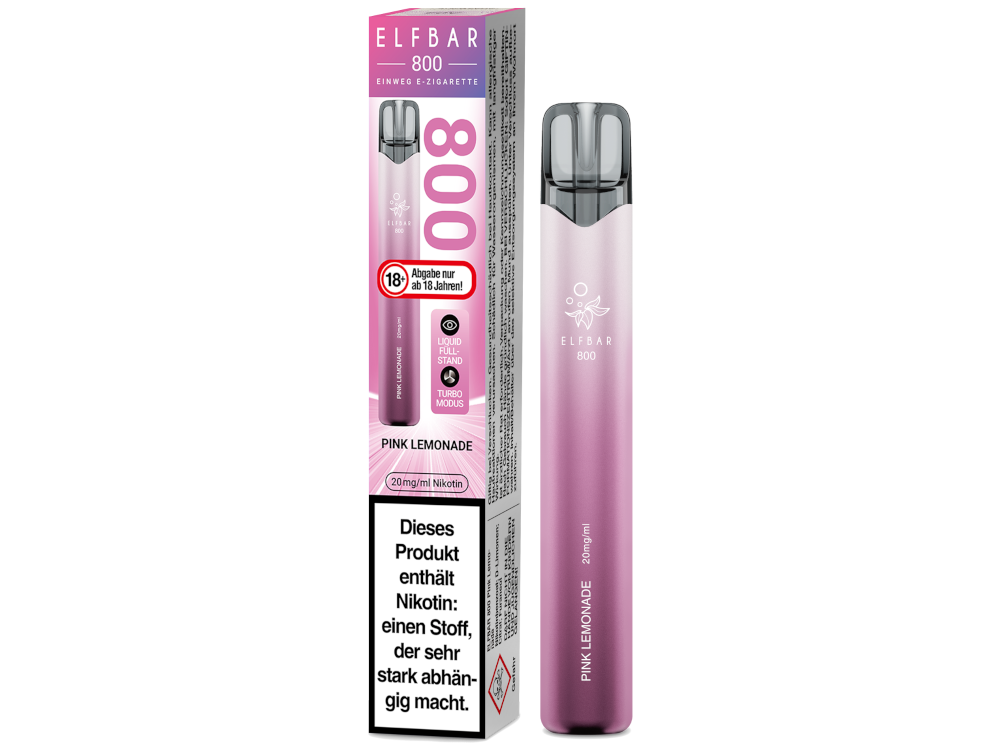 Elfbar 800 E-Zigarette 20 mg/ml | Pink Lemonade