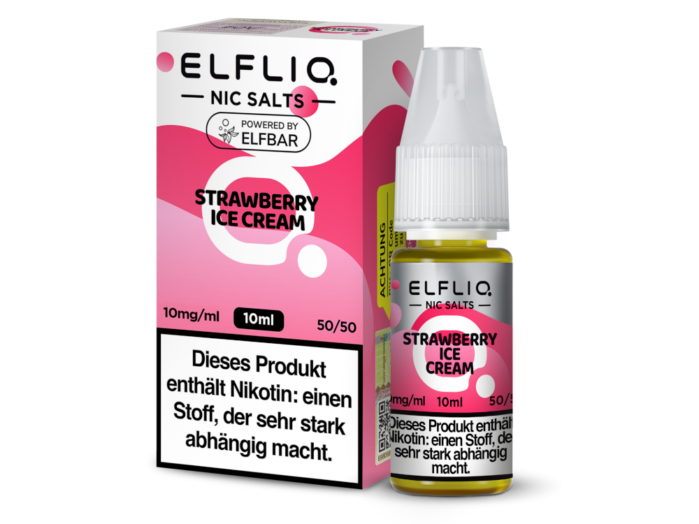 Elfbar ELFLIQ Nikotinsalz 10mg/ml | Strawberry Ice Cream