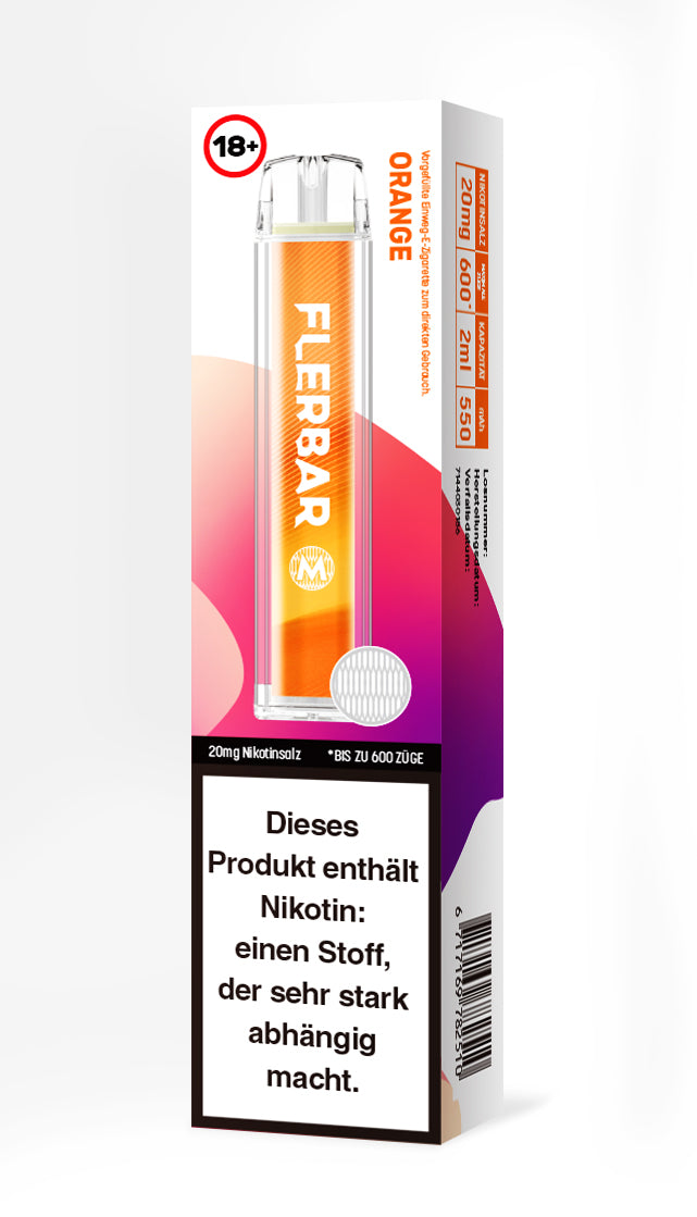 Flerbar M | E-Zigarette 20mg Nikotin | Orange