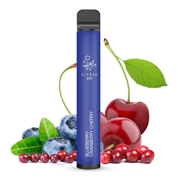 Elfbar 600 | E-Zigarette 2% Nikotin | Blueberry Cranberry Cherry