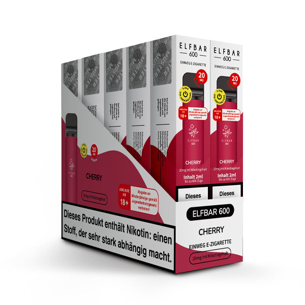 Elfbar 600 | E-Zigarette 2% Nikotin | Cherry