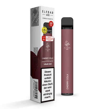 Elfbar 600 | E-Zigarette 2% Nikotin | Cherry Cola