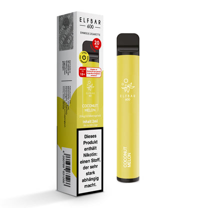 Elfbar 600 | E-Zigarette 2% Nikotin | Coconut Melon