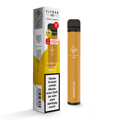 Elfbar 600 | E-Zigarette 2% Nikotin | Elfergy Ice