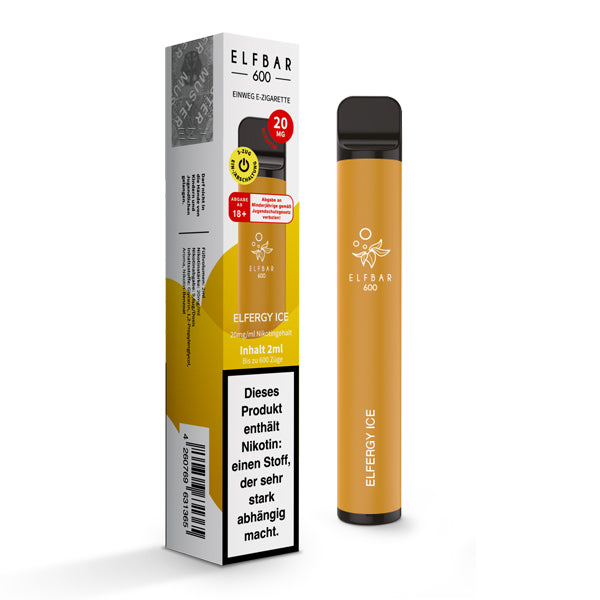 Elfbar 600 | E-Zigarette 2% Nikotin | Elfergy Ice