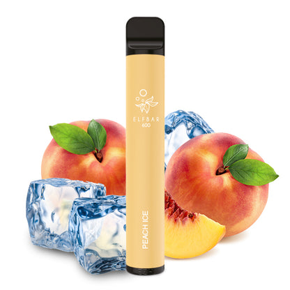 Elfbar 600 | E-Zigarette 2% Nikotin | Peach Ice