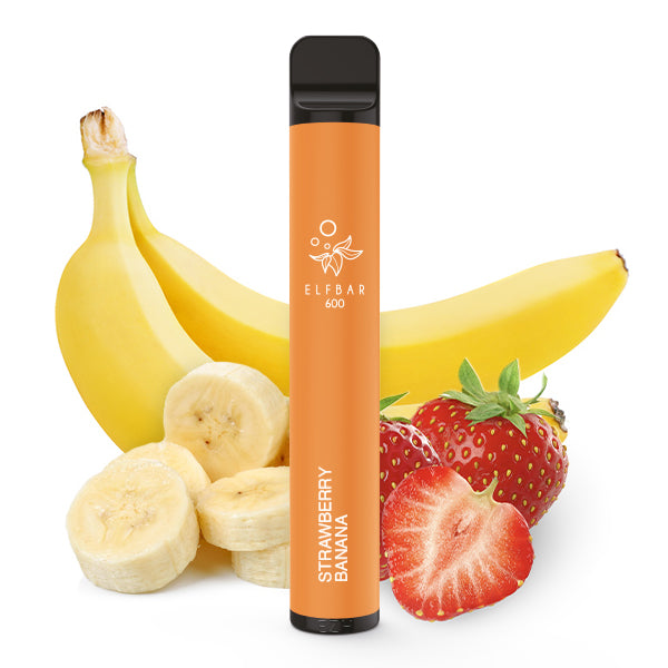 Elfbar 600 | E-Zigarette 2% Nikotin | Strawberry Banana