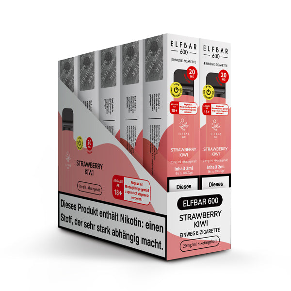 Elfbar 600 | E-Zigarette 2% Nikotin | Strawberry Kiwi