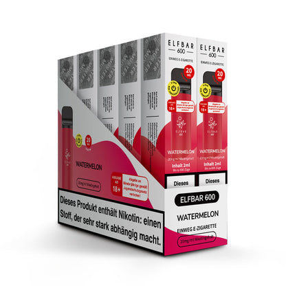 Elfbar 600 | E-Zigarette 2% Nikotin | Watermelon