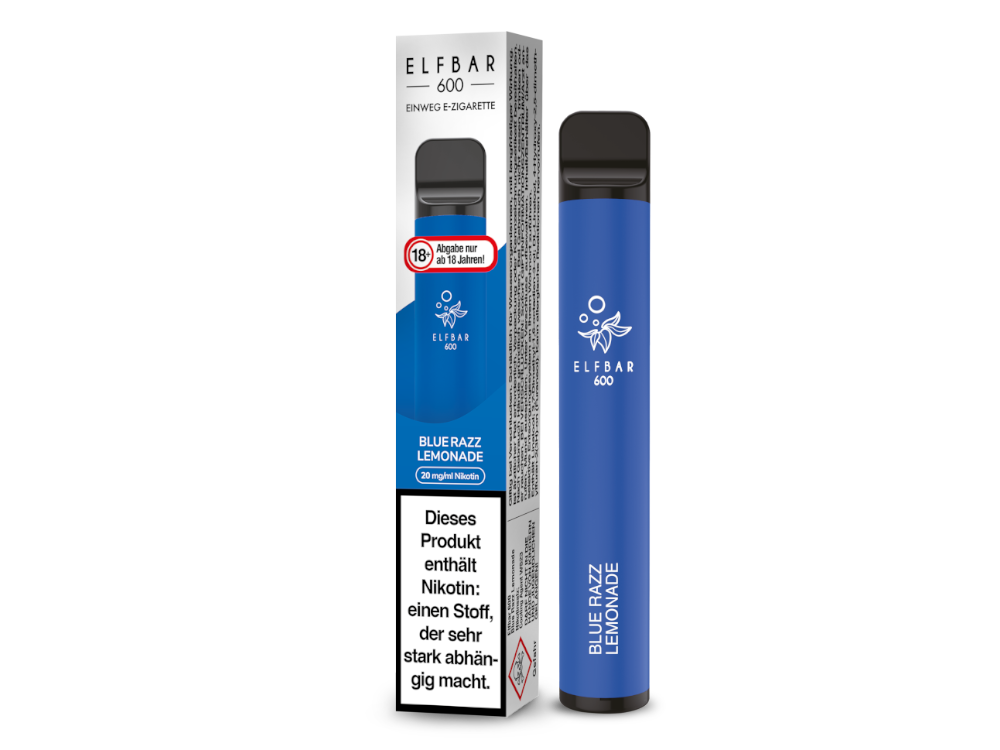 Elfbar 600 | E-Zigarette 2% Nikotin | Blue Razz Lemonade