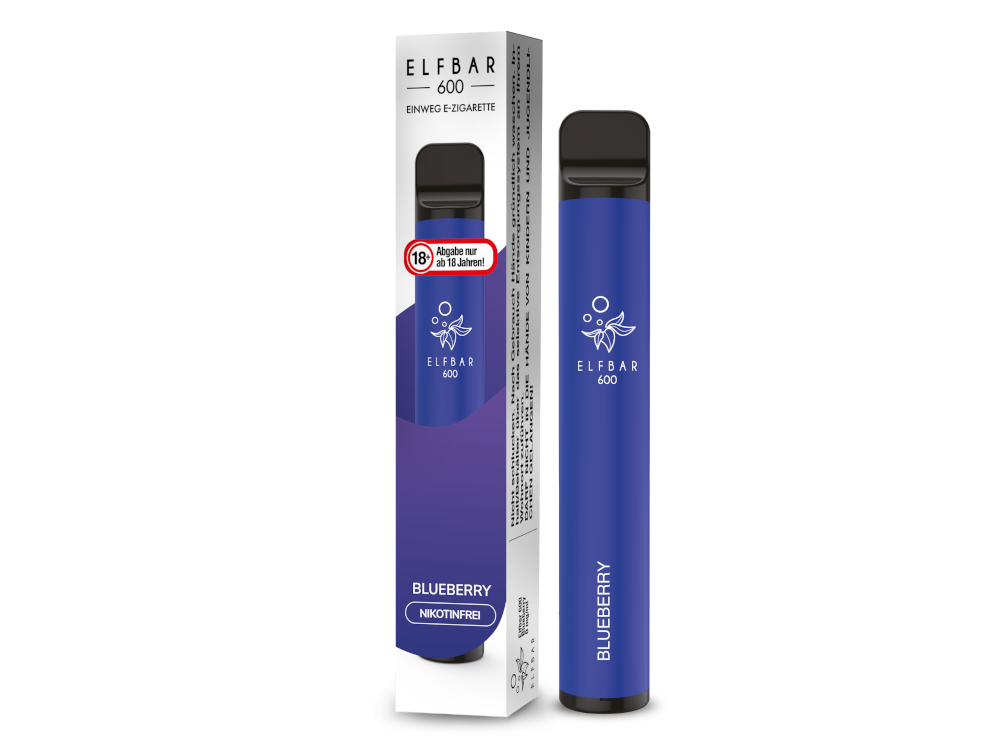 Elfbar 600 | E-Zigarette Nikotinfrei | Blueberry