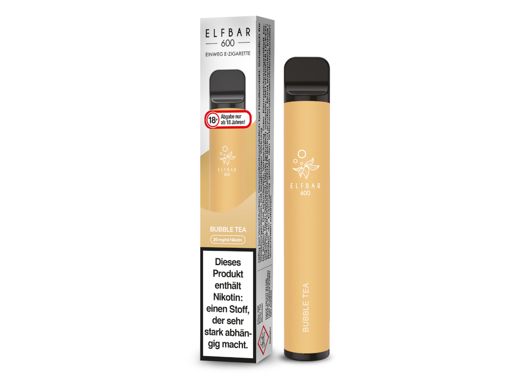 Elfbar 600 | E-Zigarette 2% Nikotin | Bubble Tea