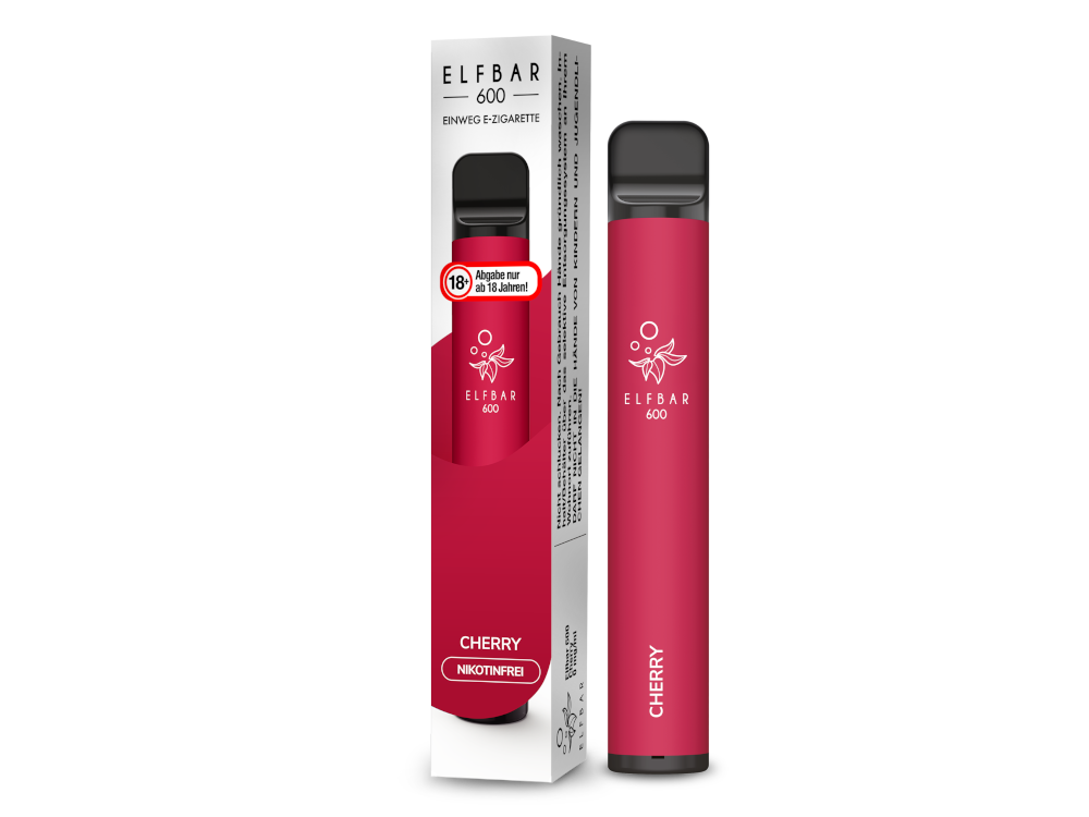 Elfbar 600 | E-Zigarette Nikotinfrei | Cherry