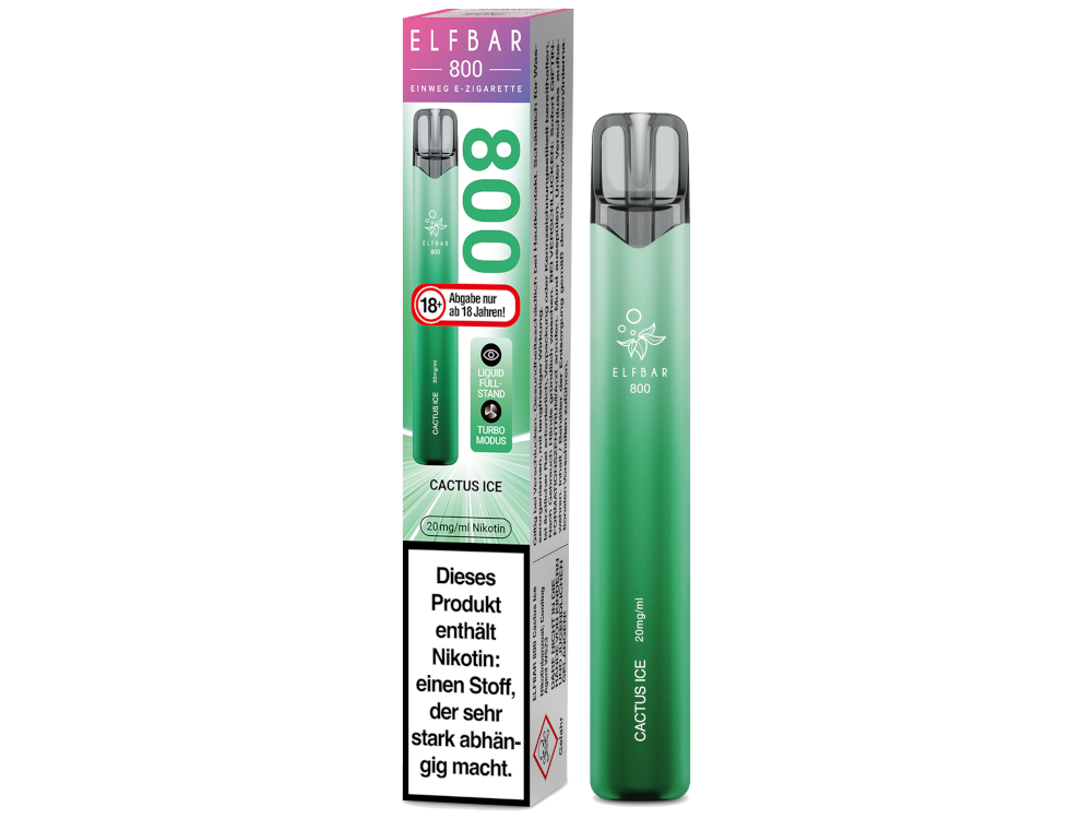 Elfbar 800 E-Zigarette 20 mg/ml | Cactus Ice