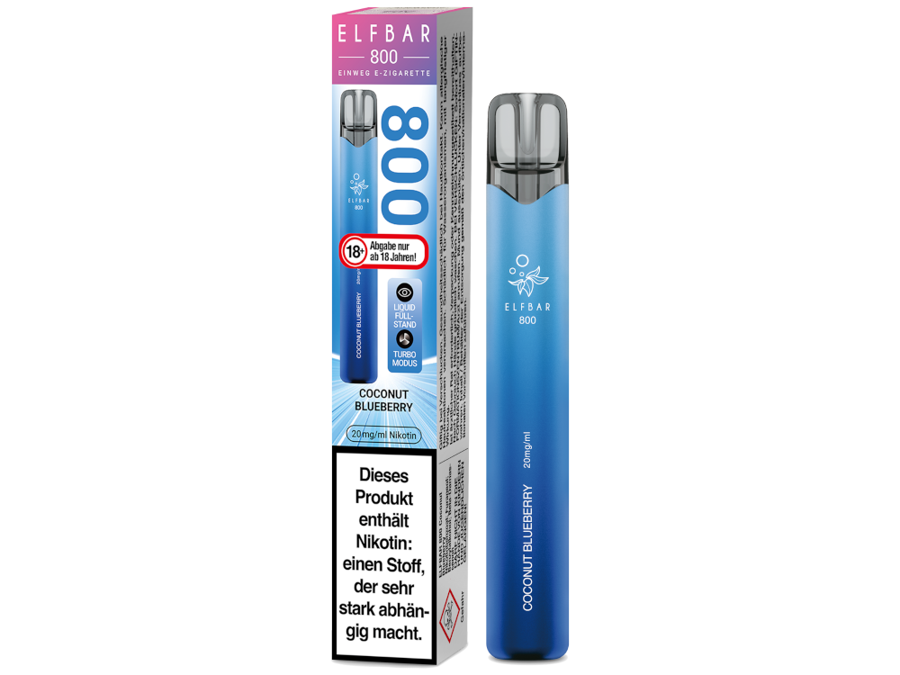 Elfbar 800 E-Zigarette 20 mg/ml | Coconut Blueberry